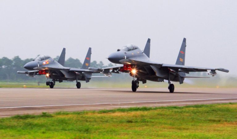 Casi durante dos semanas, China detuvo los sobrevuelos de aviones de combate sobre Taiwán.